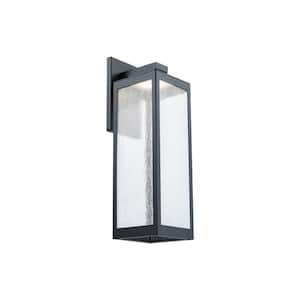 Amherst 22 in. Hardwired LED Outdoor Wall Light 3000K in Black