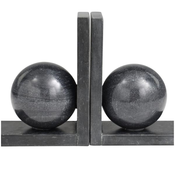 LA JOLLA 4 PC SET Decorative Sphere Bookends, Designer Books – NestSet