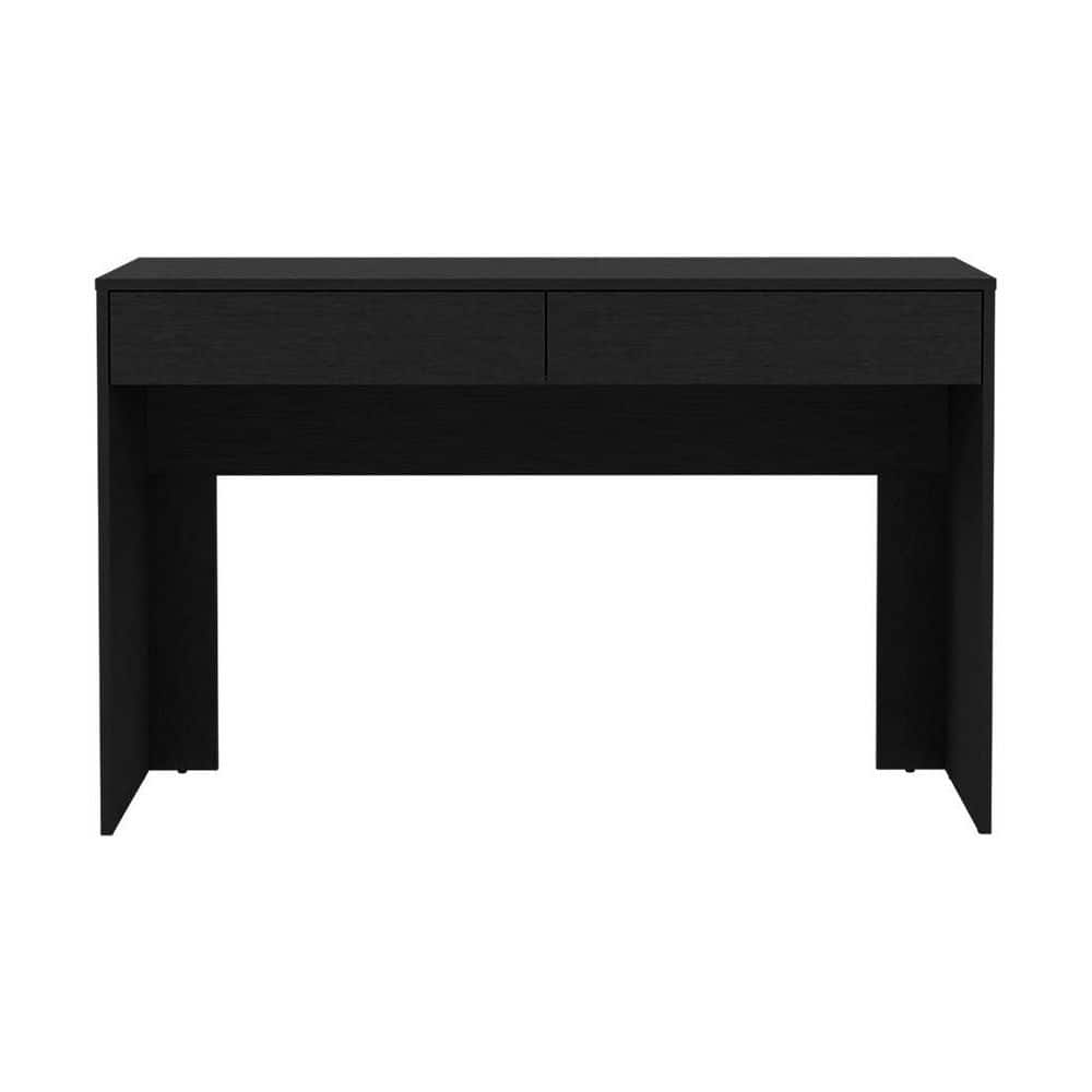 47.3 in. Black Wooden 2-Drawer Computer Desk, Writing Desk for Office, Bedroom and Student Study price history on PriceWatchPro