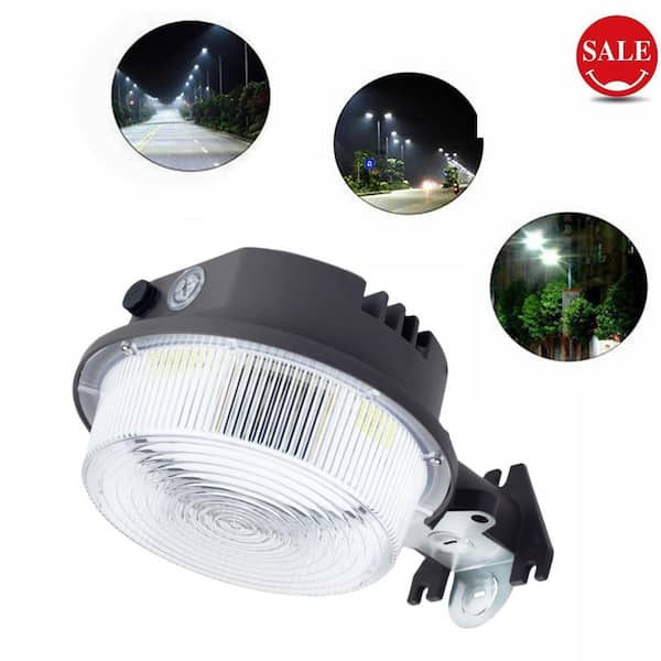 150W Equivalent LED Gray Dusk to Dawn Outdoor Area Light and Flood Light, 4000 Lumens/5000K Daylight