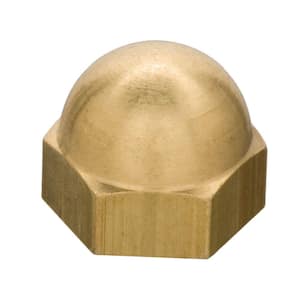 #10-32 tpi Solid-Brass Fine Nut Cap