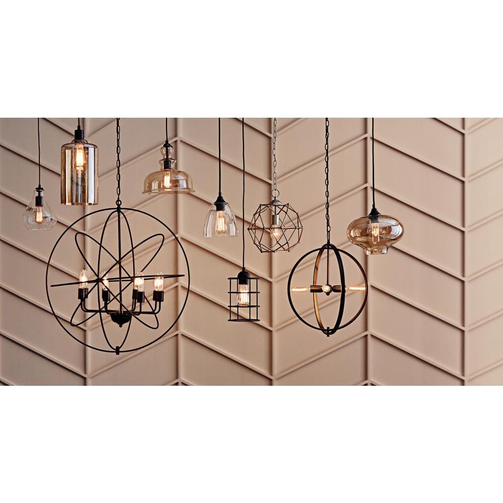 Staunton Antique Bronze 12" Bowl Pendant Light with Clear Glass Shade