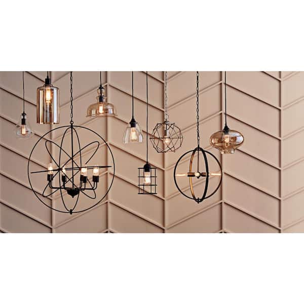 Progress Lighting Swing 4-Light Antique Bronze Foyer Pendant