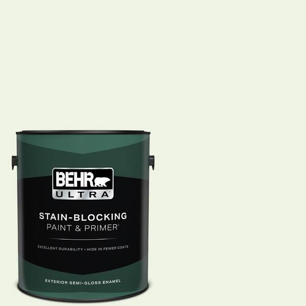 BEHR ULTRA 1 gal. #PPL-37 Aspen Whisper Semi-Gloss Enamel Exterior Paint & Primer