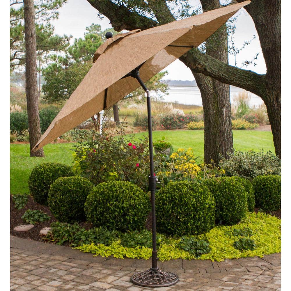 Cambridge Bronze Woven Iron Outdoor Umbrella Base