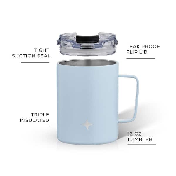 Travel Coffee Mug With Lid Insulated Stainless Steel 12 oz Leak Proof No  Spill for sale online