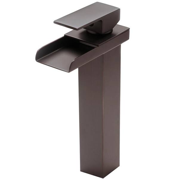 Novatto Crave Modern Single-Hole Single-Handle Bathroom Faucet in Oil Rubbed Bronze