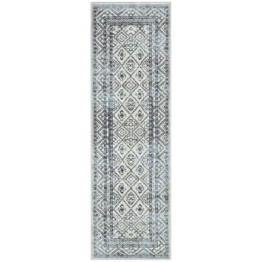 Global Rug Designs Cherish Washable Rug CWR15 2'2" x 7'2" Runner Area Rug