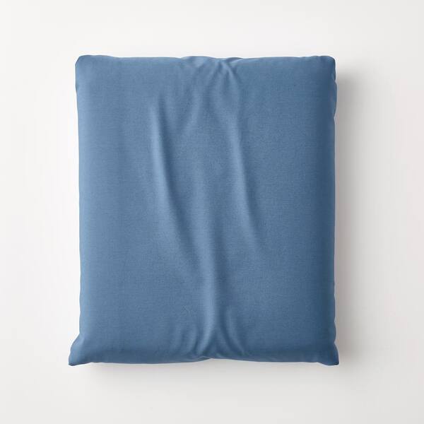 The Company Store Company Cotton Slate Blue Solid 300-Thread Count ...