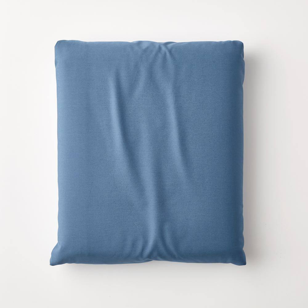 Company Cotton Slate Blue Cotton Percale Twin XL Fitted Sheet price history on PriceWatchPro