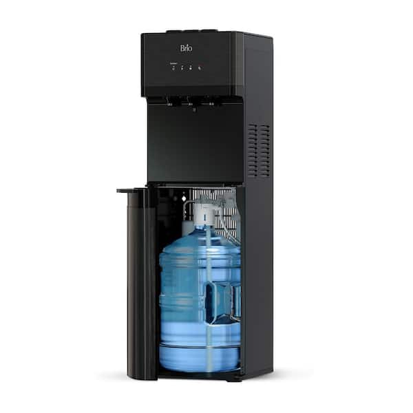 Brio 520 Self-Cleaning No-Line Tri-Temperature Bottom Loading 2-Stage Filtration Water Cooler Dispenser