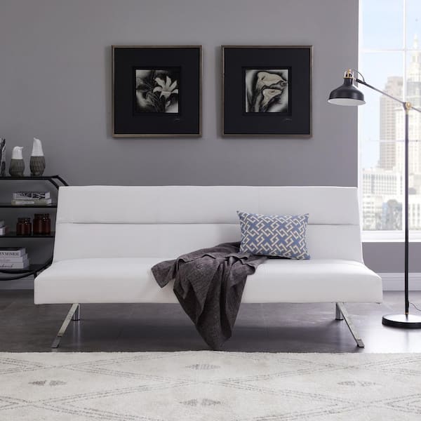 Convertible Memory Foam Futon Couch Bed, Modern Folding Sleeper