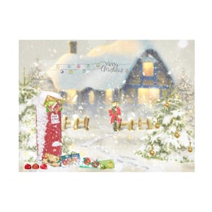 Unframed Home Celebrate Life Gallery 'Cards And Letters To Santa' Photography Wall Art 24 in. x 32 in.