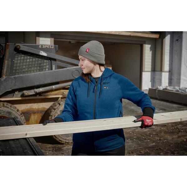 Cordless Blue Heated Jacket Hoodie Kit 