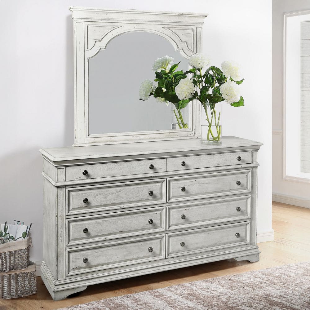 Highland Park Dresser Cathedral White