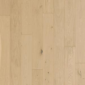 Island Home Sand Pearl Oak 0.5 in. T x 7.5 in. W Wirebrushed Engineered Hardwood Flooring (27.41 sq. ft./case)