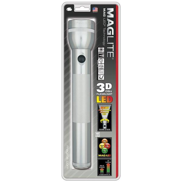 Unbranded LED 3D Flashlight in Silver