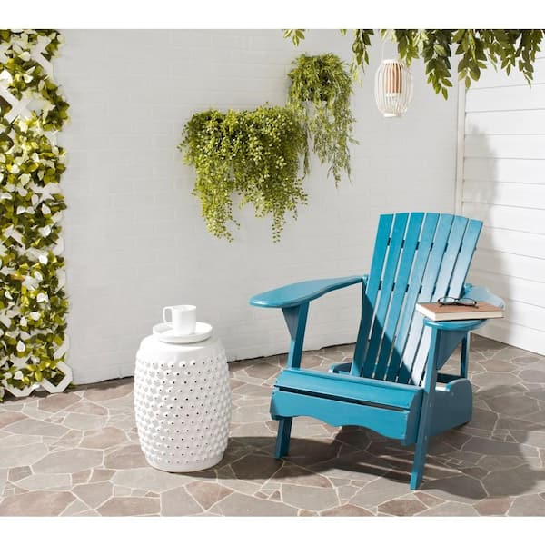 SAFAVIEH Mopani Teal Wood Adirondack Chair