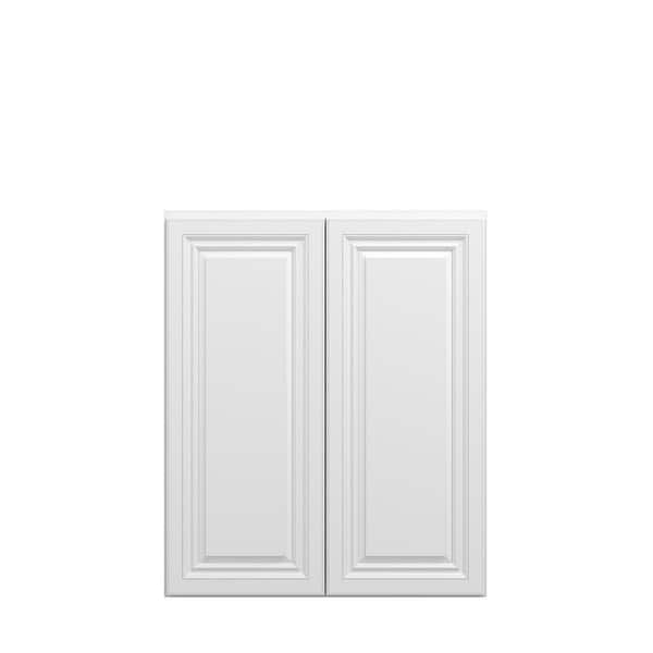 30 in. x 1.5 in. x 12 in. Assembled Floating Shelf with Mounting Bracket in Vanilla White 30 in. x 1.5 in. x 12 in. Assembled Floating Shelf with Mounting Bracket in Vanilla White
