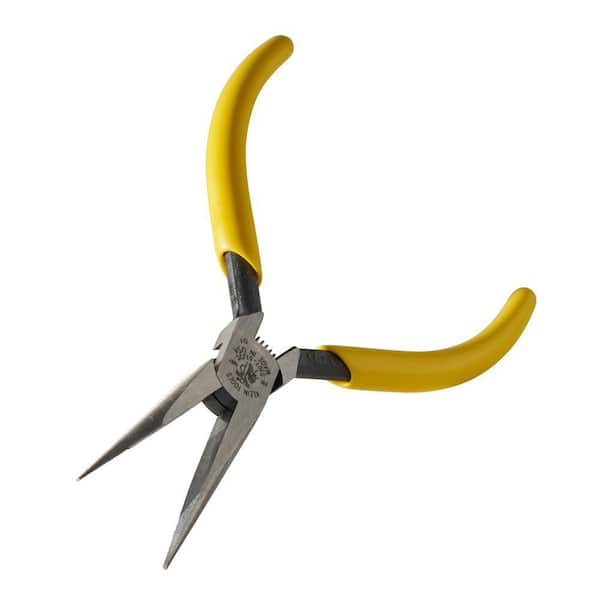 JEWEL TOOL 5 (12.7 cm) Stainless Steel Bent Nose Pliers, Smooth Jaws &  Double Spring Action