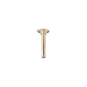 6.38 in Ceiling Mount Shower Arm in Vibrant French Gold