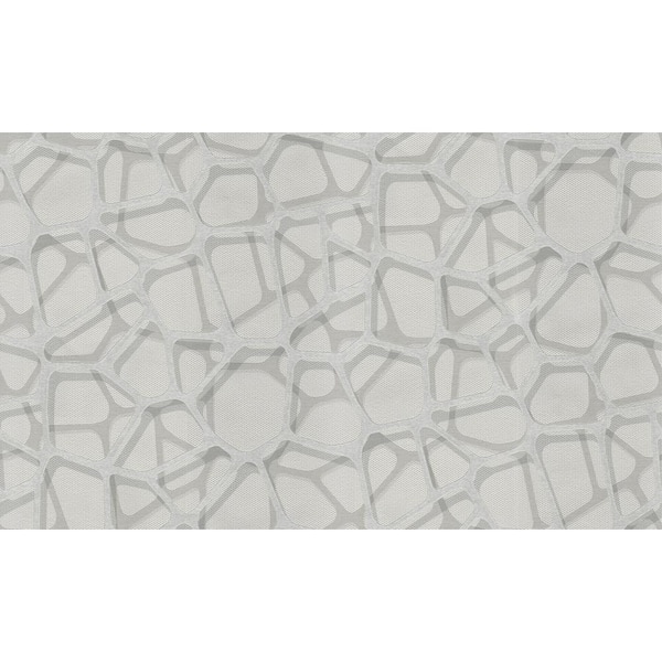 Fine Decor Connery Light Grey Abstract 20.5 in. x 33 ft. Unpasted Peelable Vinyl Wallaper