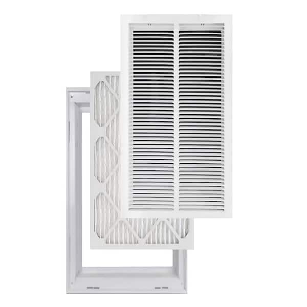 Venti Air 14 in. Wide x 25 in. High Return Air Filter Grille with MERV 11-Filter Pre-Installed