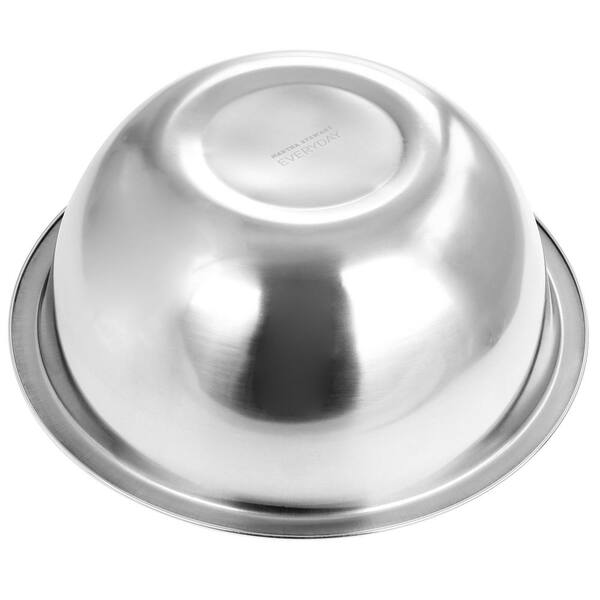 Winco All-purpose True Capacity Mixing Bowl, Stainless Steel, 8