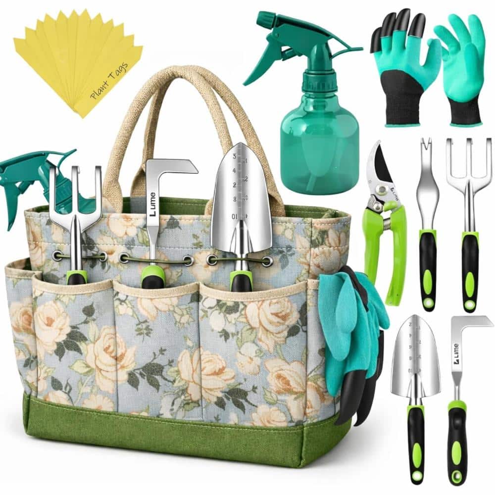 12.44 in Garden Tool Set Ergonomic Rust-Resistant Floral 23-Piece price history on PriceWatchPro