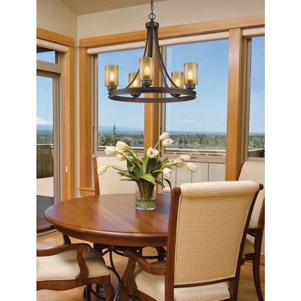 Hidalgo Collection 5-Light Sovereign Bronze Chandelier