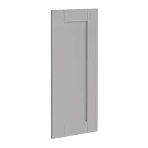 Washington Veiled Gray Plywood Shaker Assembled Wall Kitchen Cabinet End Panel 11.875 in W x 0.75 in D x 36 in H