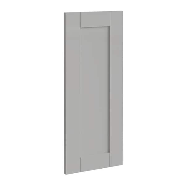 Home Decorators Collection Washington Veiled Gray Plywood Shaker Stock Assembled 0.75 in. x30 in. x12 in. Kitchen Cabinet Wall End Panel
