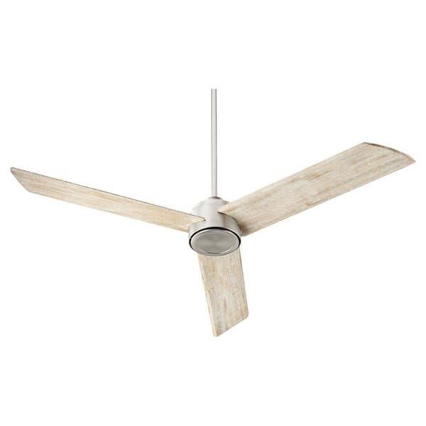 Quorum International Trio 60 in. Indoor Satin Nickel Ceiling Fan with Wall Control