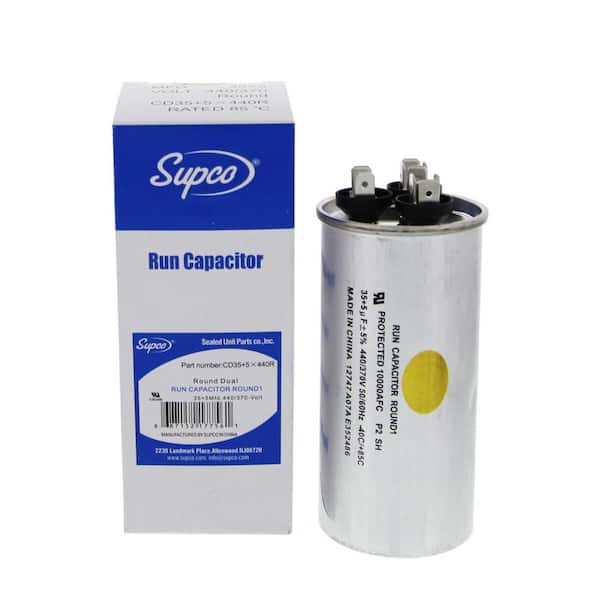 SUPCO 440 Volt Refrigerator Round Motor Capacitor Replacement