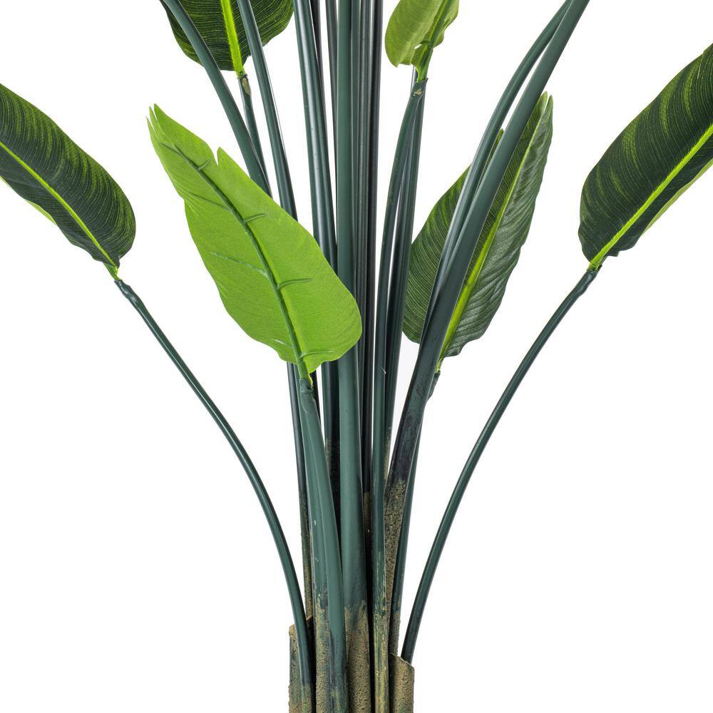 Tiny Green Plastic Bird of Paradise Floor Plant