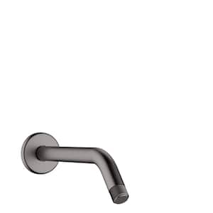 Standard 9 in. Shower Arm in Brushed Black Chrome