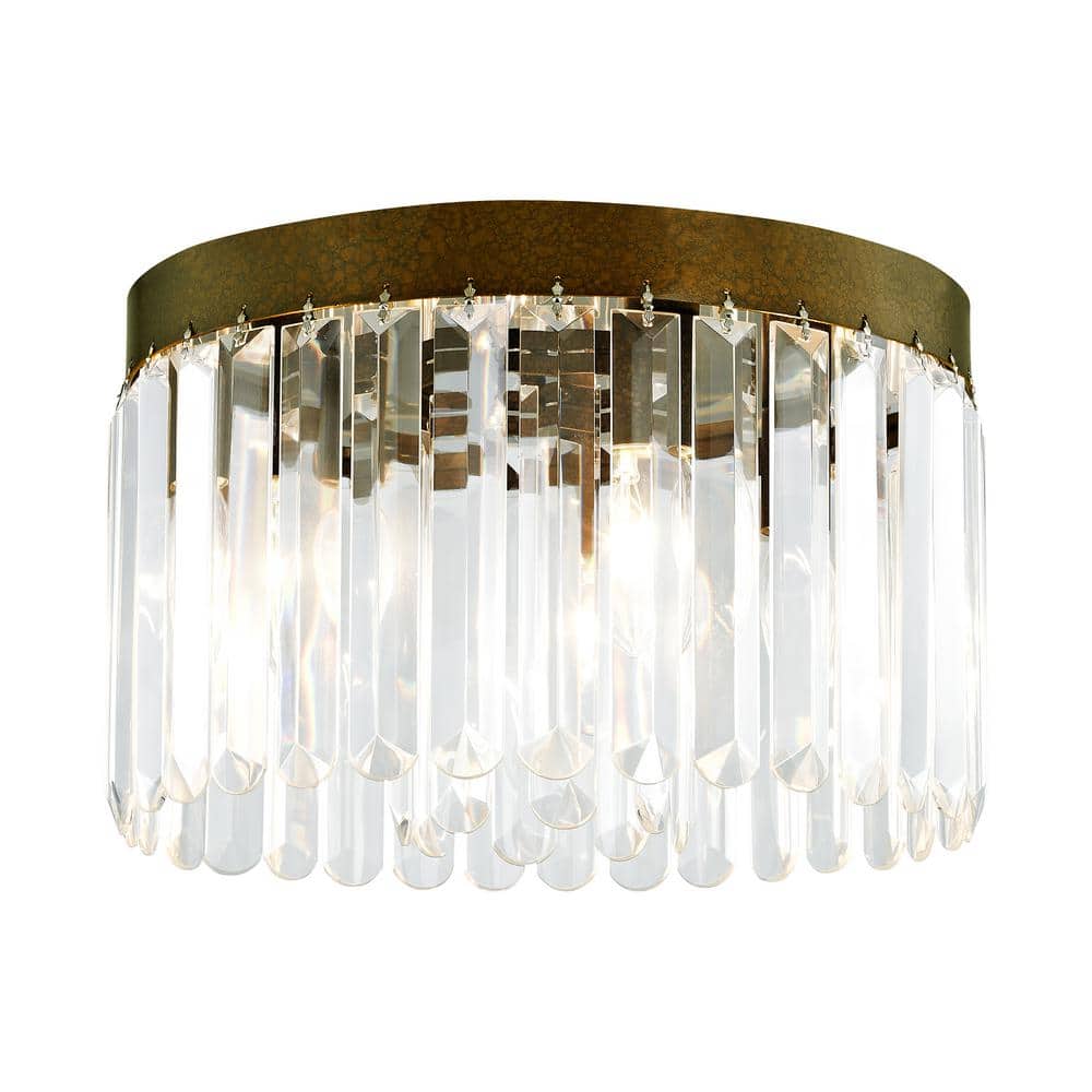 Ashton 4 Light Hand Painted Palacial Bronze Semi Flush Mount
