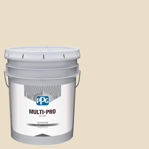 MULTI-PRO 5 gal. Heavy Cream PPG1098-2 Flat Interior Paint
