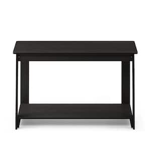 Beginning 35 in. Espresso Particle Board TV Stand Fits TVs Up to 37 in. with Open Storage