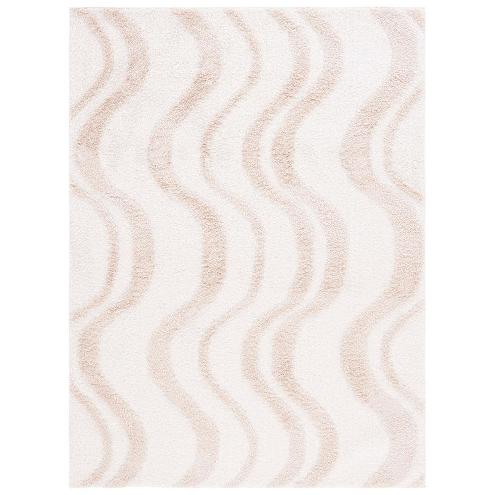 Norway Beige/Ivory 8 ft. x 10 ft. Abstract Striped Area Rug price history on PriceWatchPro