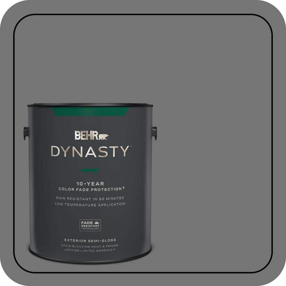 1 gal. #N520-5 Iron Mountain Semi-Gloss Exterior Stain-Blocking Paint & Primer price history on PriceWatchPro