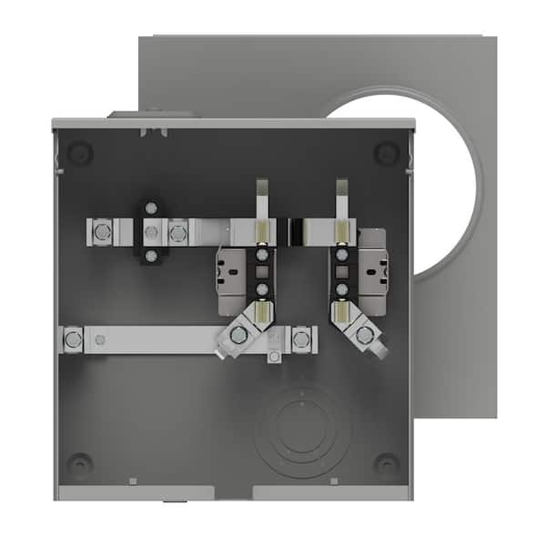 200 Amp 4 Jaw Horn-Bypass Ringless Underground Fed Meter Socket