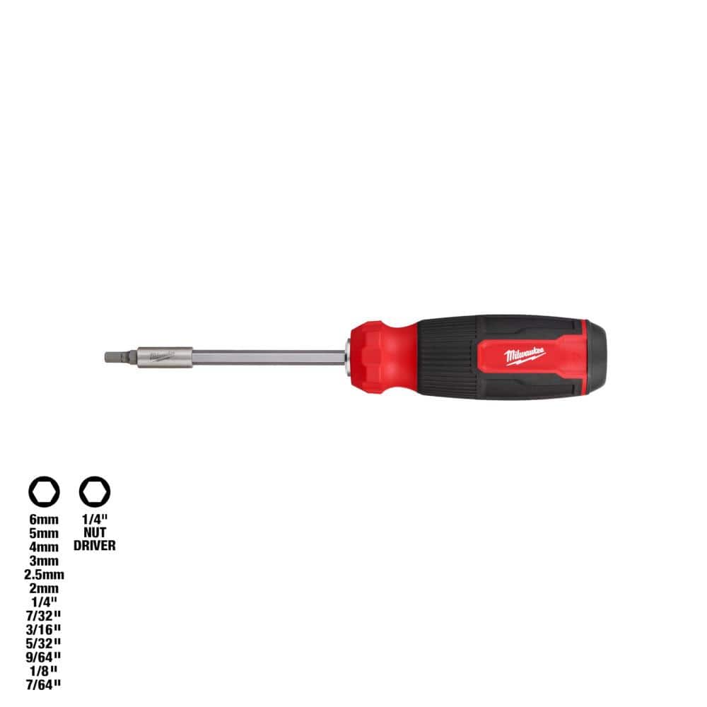 Milwaukee 14-In-1 Hex Multi-Bit Screwdriver 48-22-2908 - The Home