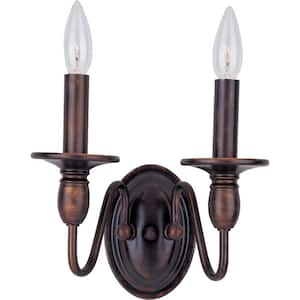 Towne 2-Light Oil-Rubbed Bronze Sconce