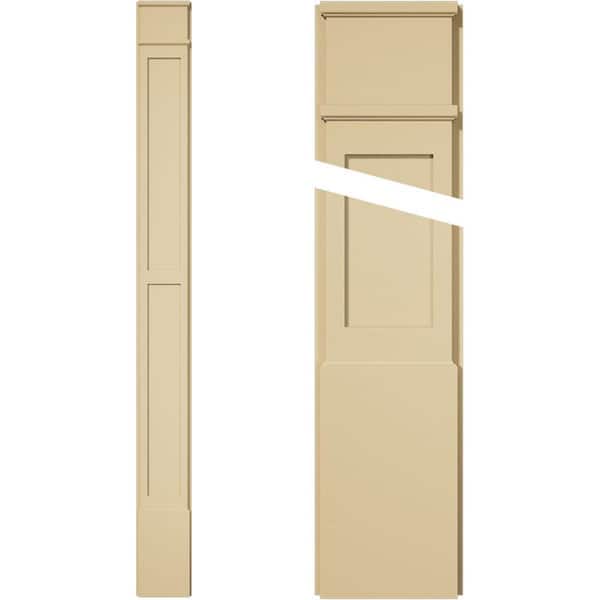 Ekena Millwork 2 in. D x 10 in. W x 108 in. L Primed Polyurethane Pilaster 1- Pack
