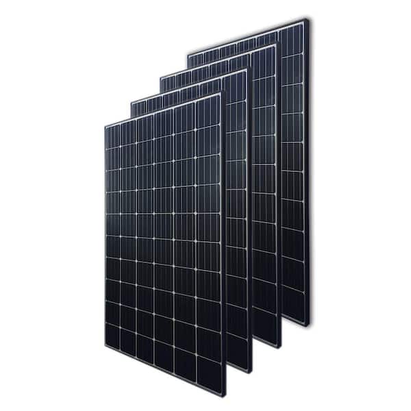 Renogy 300-Watt 24-Volt Monocrystalline Solar Panel (4-Piece)
