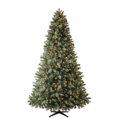 7.5 ft Westwood White Fir LED Pre-Lit Artificial Christmas Tree with 650 Warm White Micro Fairy Lights