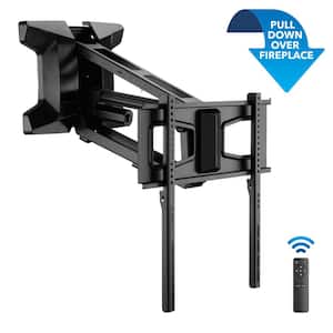 Motorized Retractable Fireplace TV Wall Mount for 40 in. - 70 in. TVs