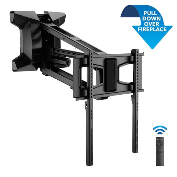 mount-it! Motorized Retractable Fireplace TV Wall Mount for 40 in. - 70 in. TVs