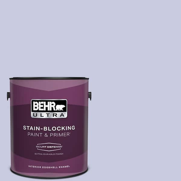 BEHR ULTRA 1 gal. #630C-3 Timeless Lilac Extra Durable Eggshell Enamel Interior Paint & Primer